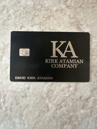 Customer photo review of The Engraven Card