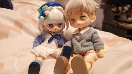 Customer photo review of PEETSOON Campus Male Classmates Series Action Figure BJD Blind Box