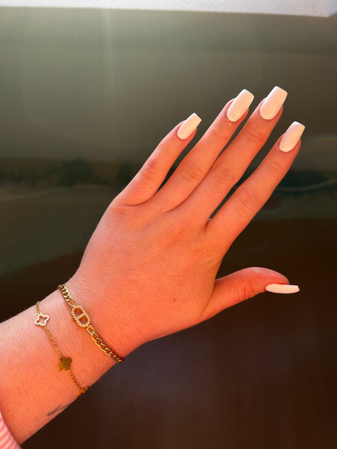 Customer photo review of Clover Armband | 18K vergoldet