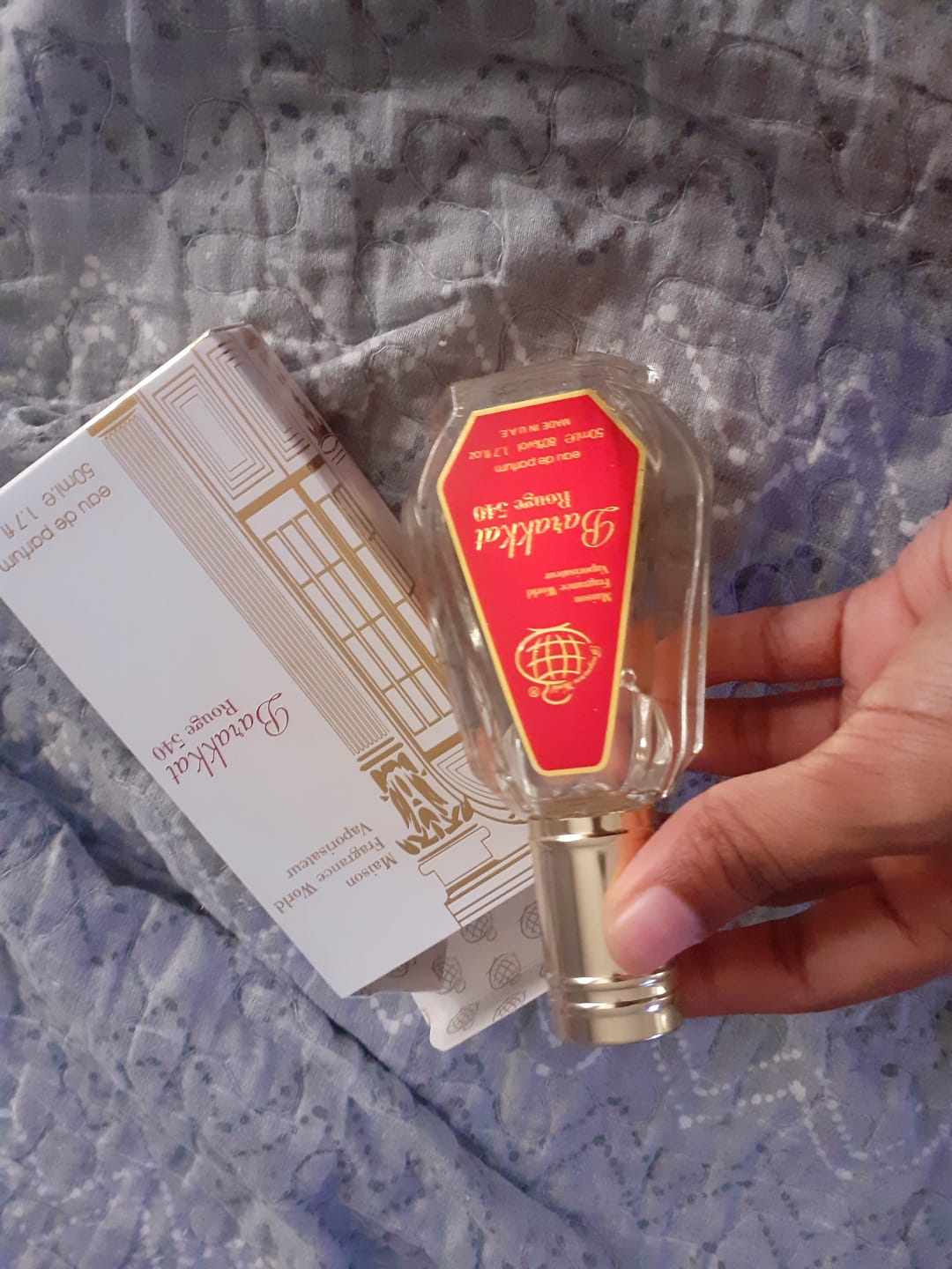 Customer photo review of Barakkat Rouge 540 Extrait edp 50ml