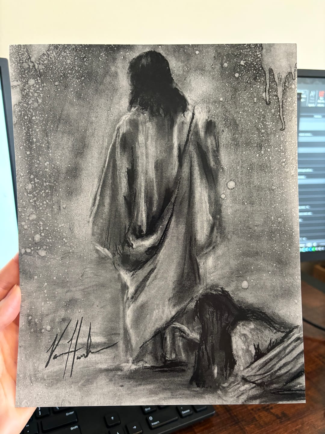 Customer photo review of Jesus Healer (Sketch)