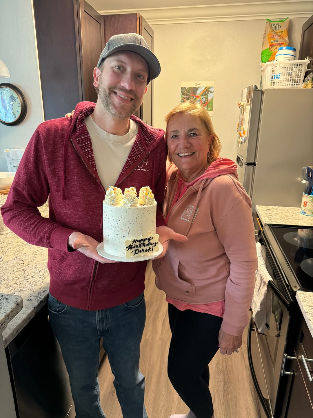 Customer photo review of Birthday Confetti Cake