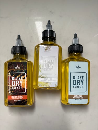 Customer photo review of GLAZE Mini Trio | Customizable Set