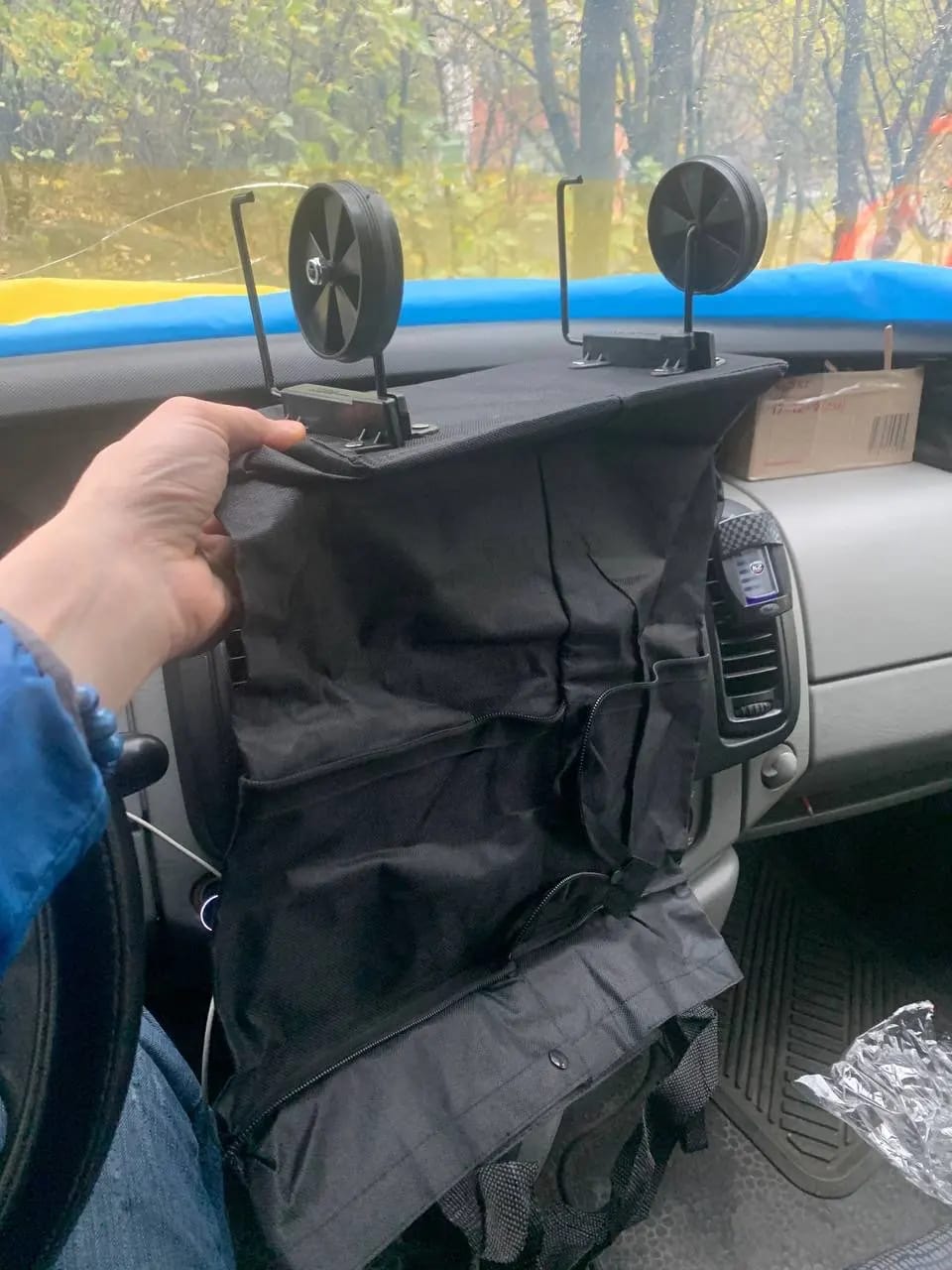 Customer photo review of Sac de Courses Compact Pliable avec Roulettes
