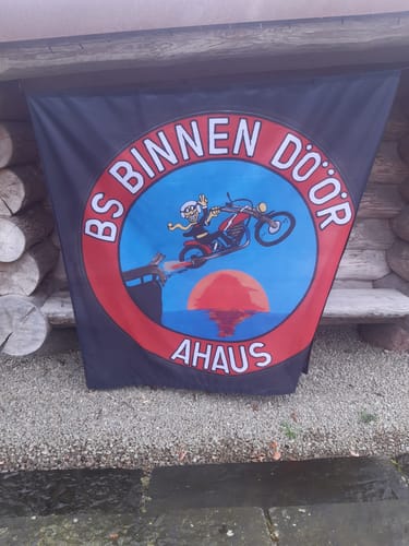 Customer photo review of Fahne inkl. Druck