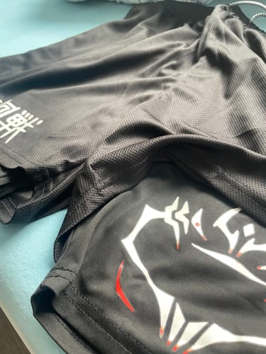 Customer photo review of Ryomen Sukuna Gym Shorts