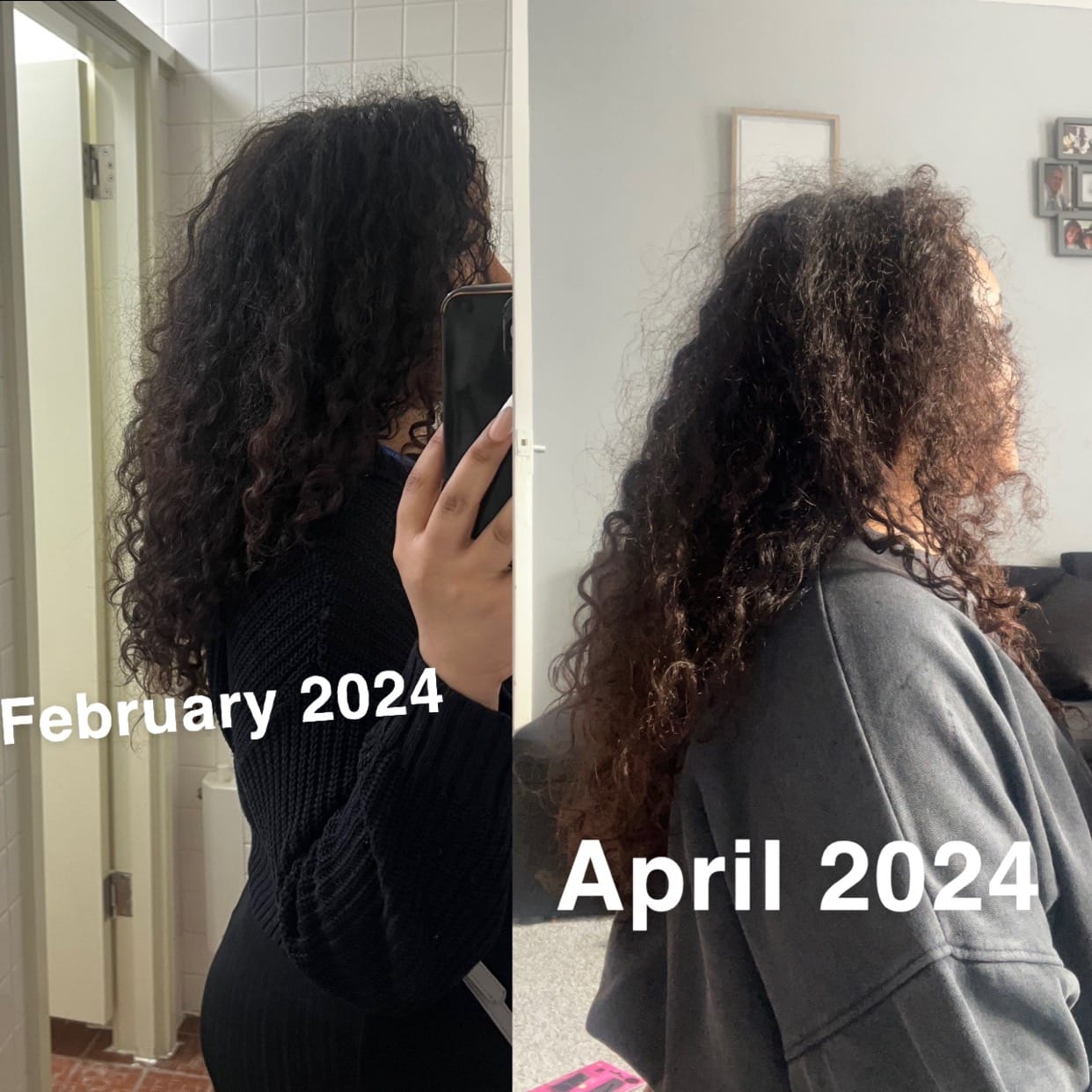 Customer photo review of Hair Growth / Thickening Oil