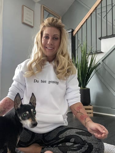 Customer photo review of Wertvoll Du™ Kapuzenpullover
