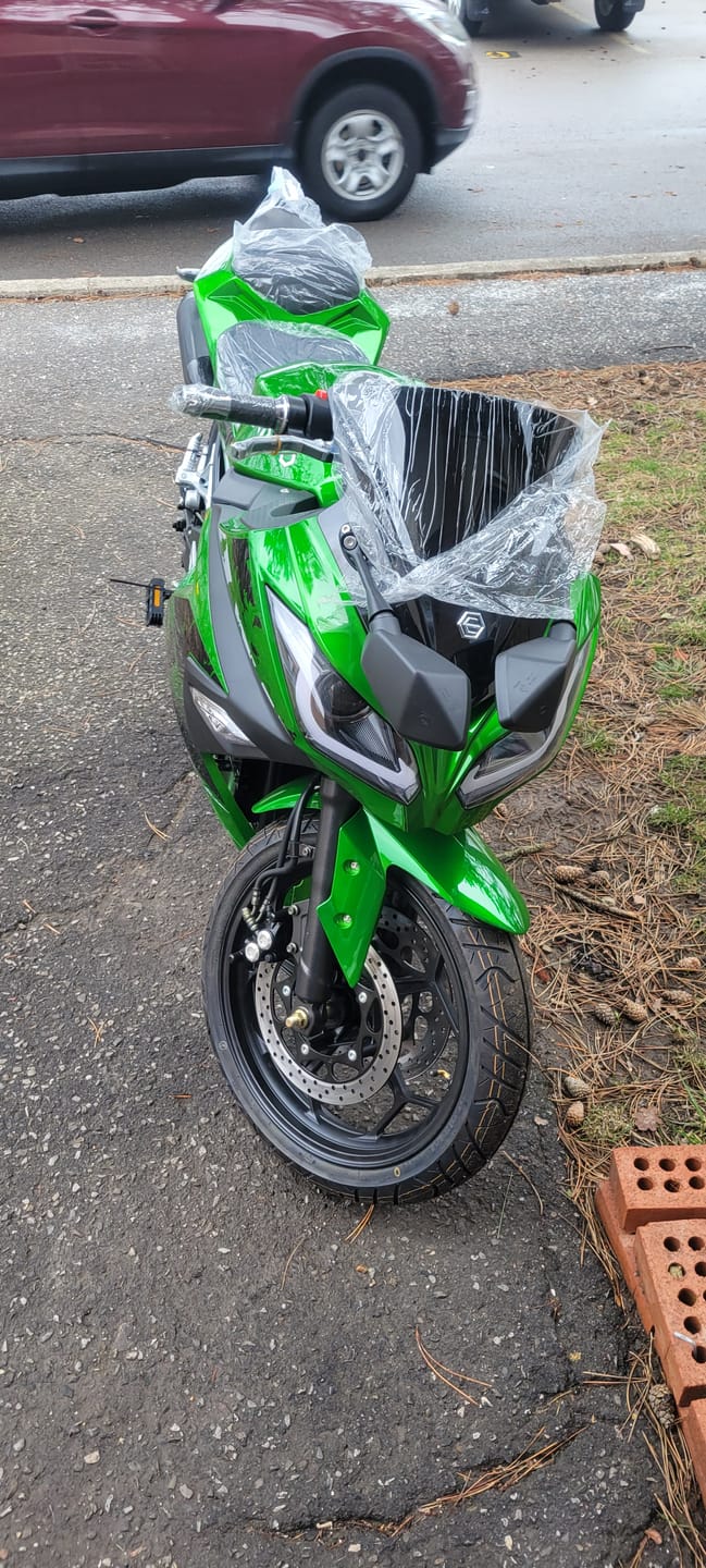 Customer photo review of E-Bike Rain Cover