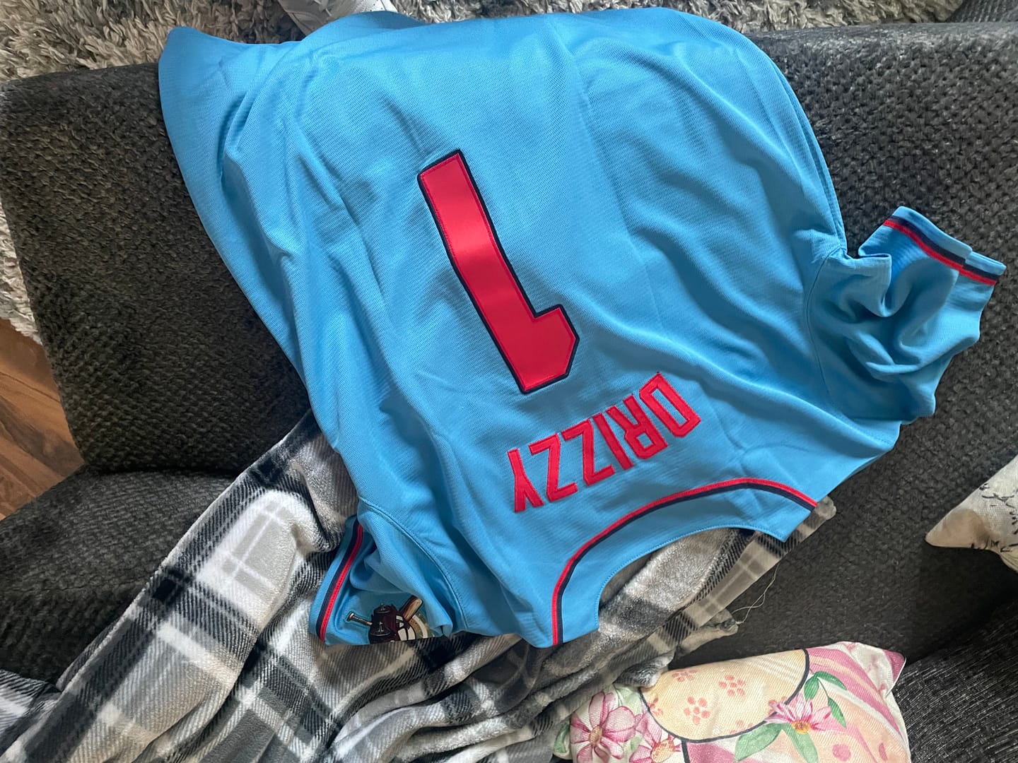 Customer photo review of Custom Baseball Uniforms High-Quality for Adult Kids Optimized for Performance and Comfort  Various Colors and Sizes
