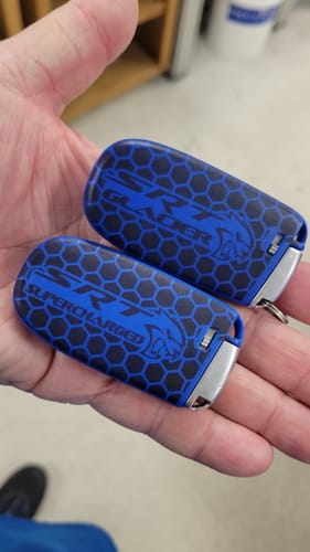 Customer photo review of Custom Mopar Key Fob Shell Ordering