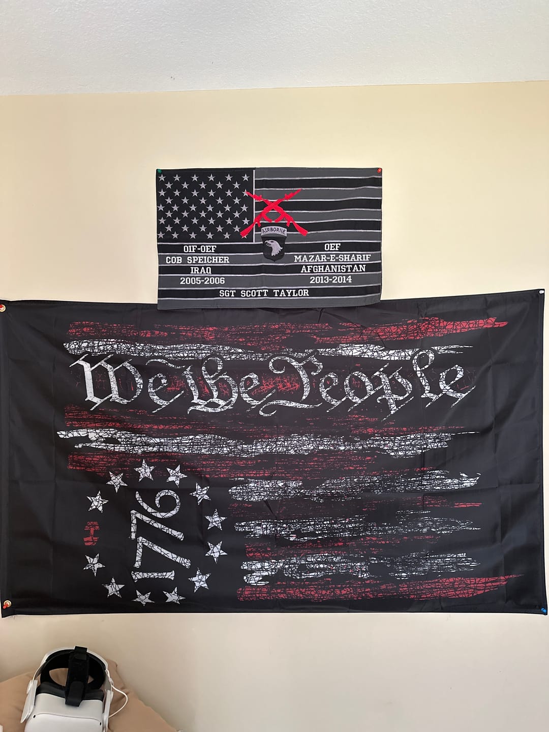 Customer photo review of We The People 1776 Flag