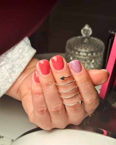 Customer photo review of Gel polish "Didier Lab", Brillant NEON, No6, 8ml