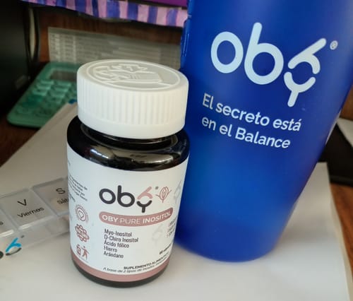 Customer photo review of OBY Pure Inositol | Myo Inositol y D-Chiro Inositol, Ácido Fólico, Hierro y Extracto Arándano