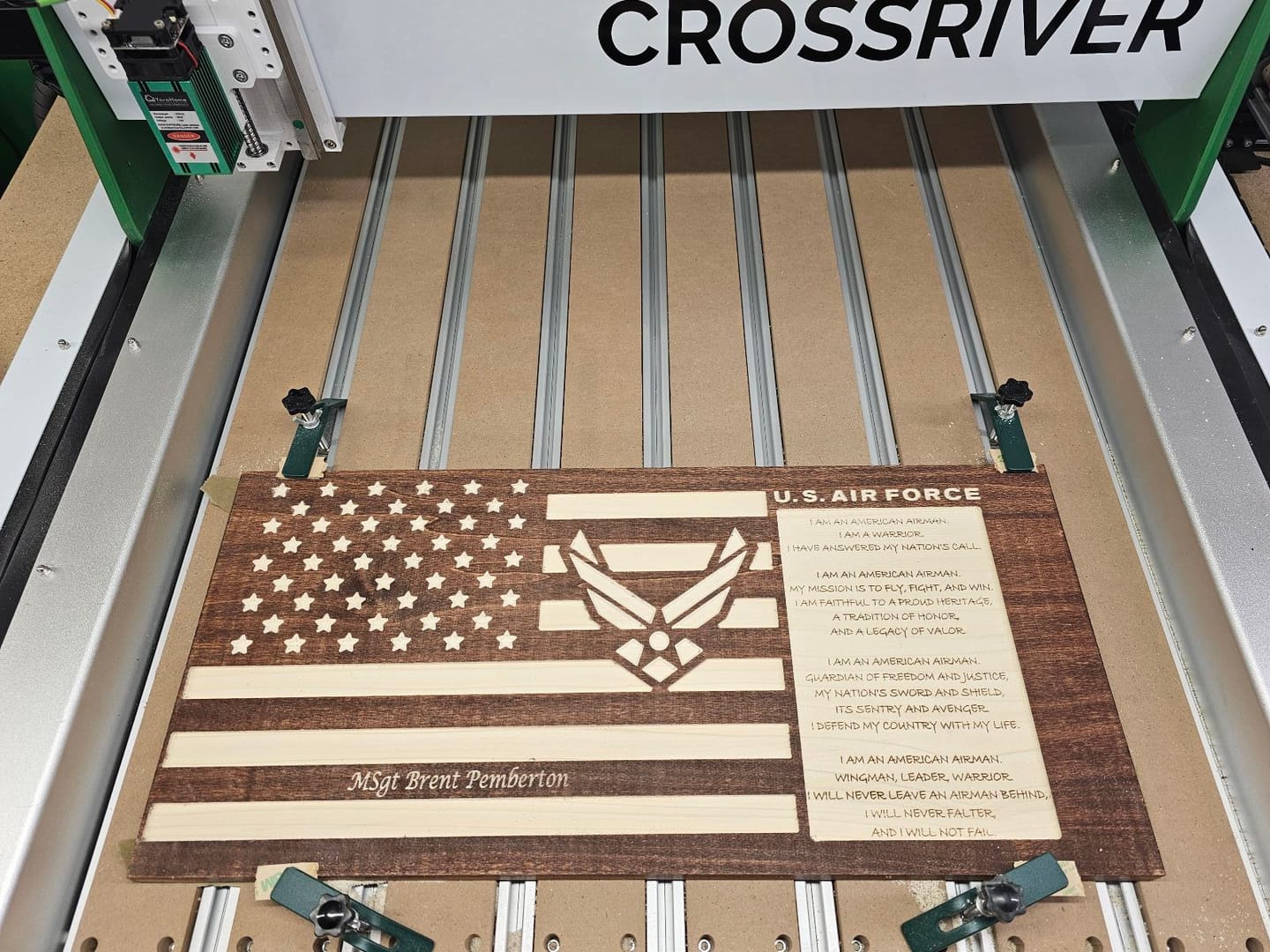Customer photo review of YoraHome® CrossRiver Benchtop CNC Router 6060