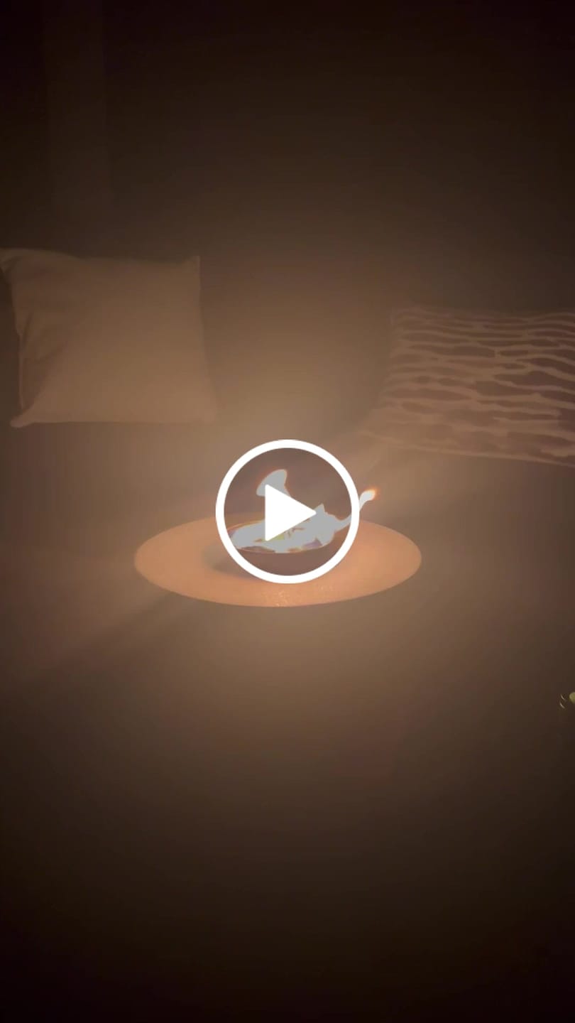 Customer video review of Concrete Semi-Round Fire Pit