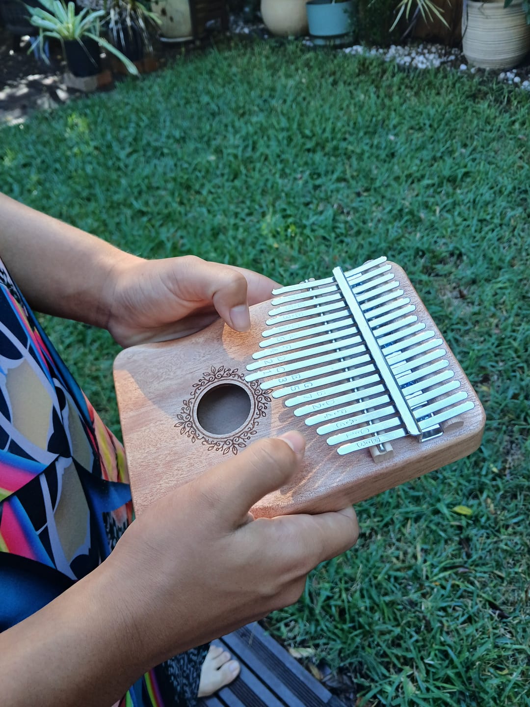 Customer photo review of Kalimba 17 Key Classic Natural (3 colours)