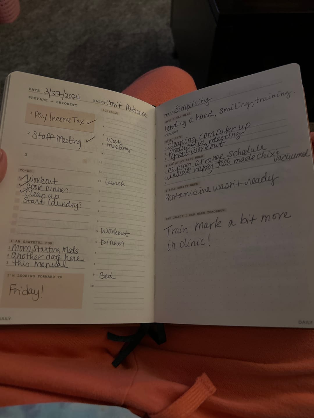 Customer photo review of Monk Manual™ 90-Day Planner