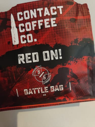 Customer photo review of Red On! Battle Bags (100,300)