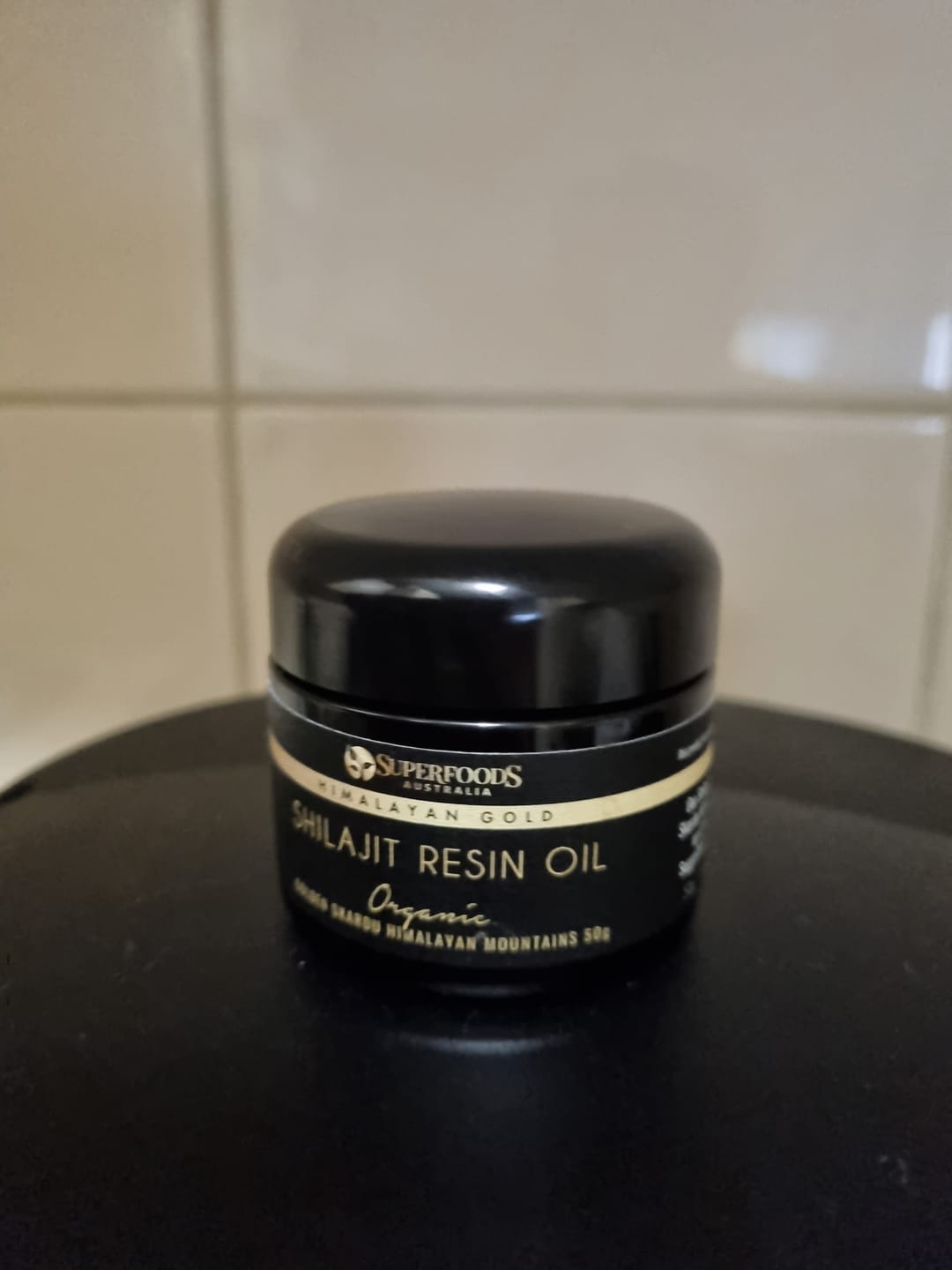 Customer photo review of Shilajit Resin Oil Himalayan Gold