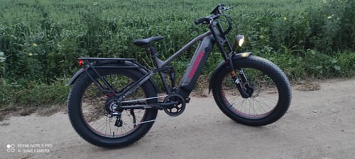 Customer photo review of Dukawey Silvertip8 1000W 26” Fat Bike E-Mountain Bike 52V 20Ah Samsung Battery SUV E-Bike