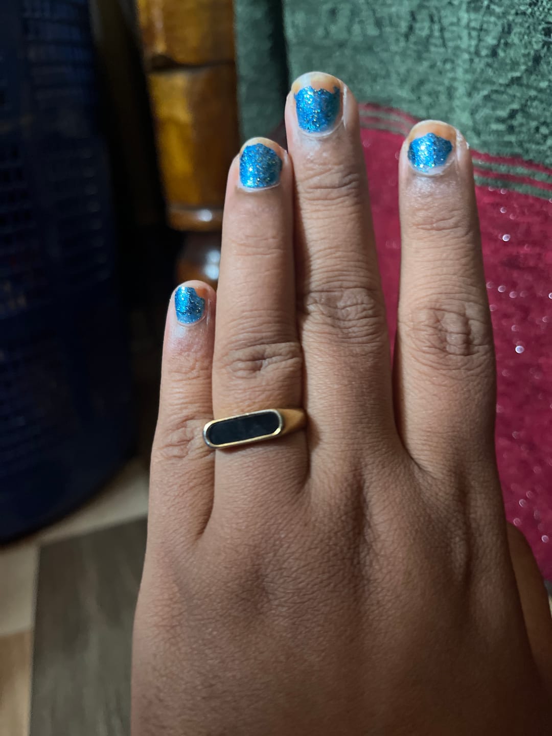 Customer photo review of Black Bar Ring
