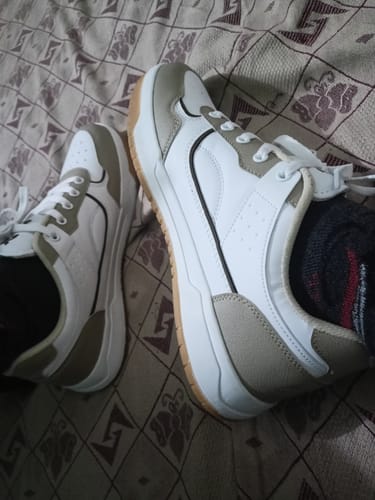 Customer photo review of AUSTIN Beige Men's casual sneaker
