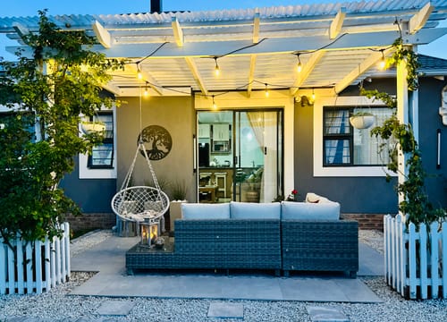 Customer photo review of Litehouse Festoon Outdoor Bulb String Lights + FREE Gift