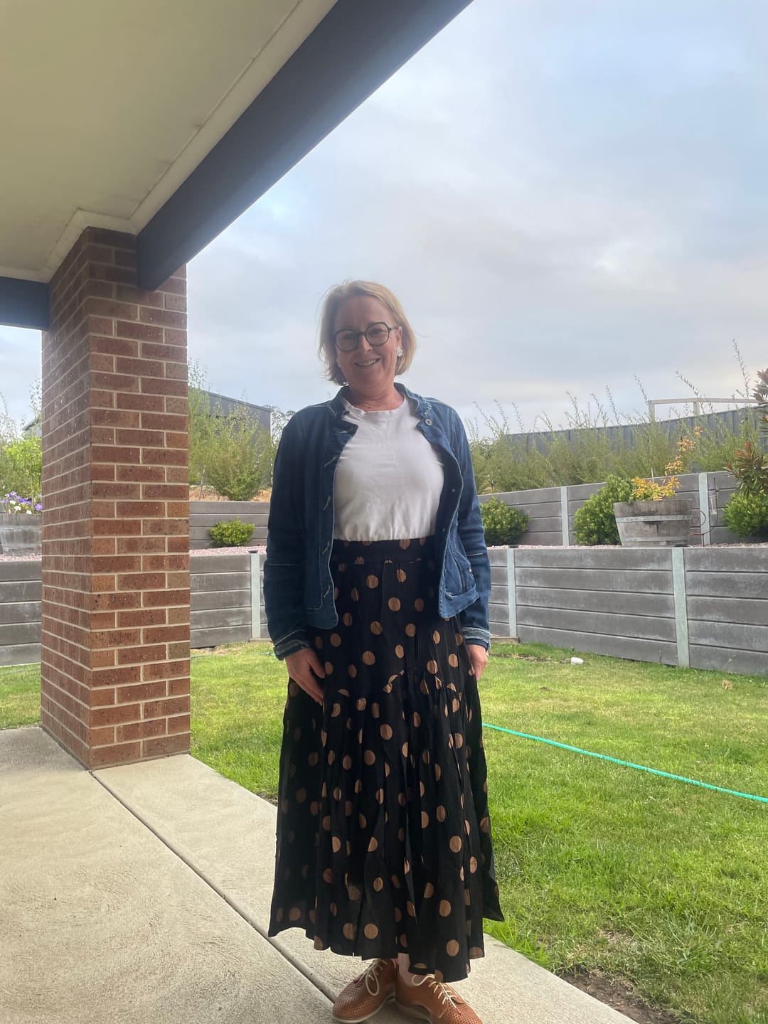 Customer photo review of Toris Skirt in Black