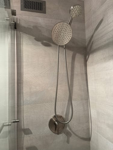 Customer photo review of 1-Handle Shower Valve with Trim Kit