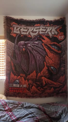 Customer photo review of Hero 6 Woven Blanket Tapestry