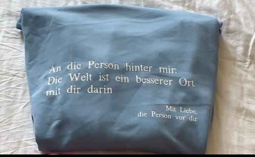 Customer photo review of Wertvoll Du™ Kapuzenpullover