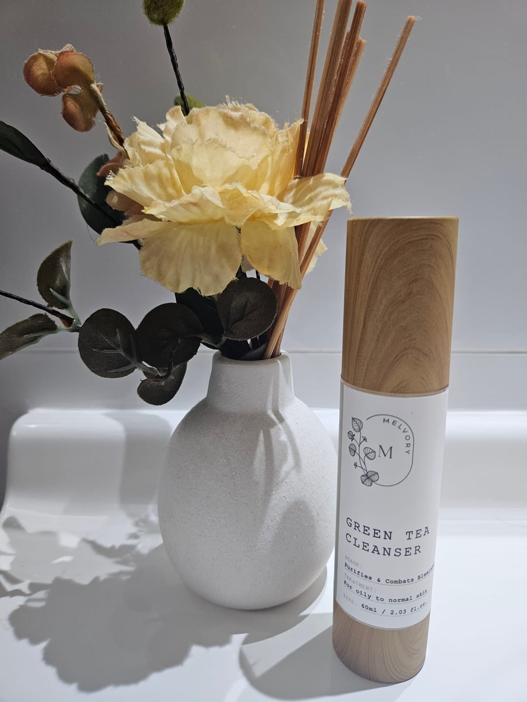 Customer photo review of Green Tea Cleanser