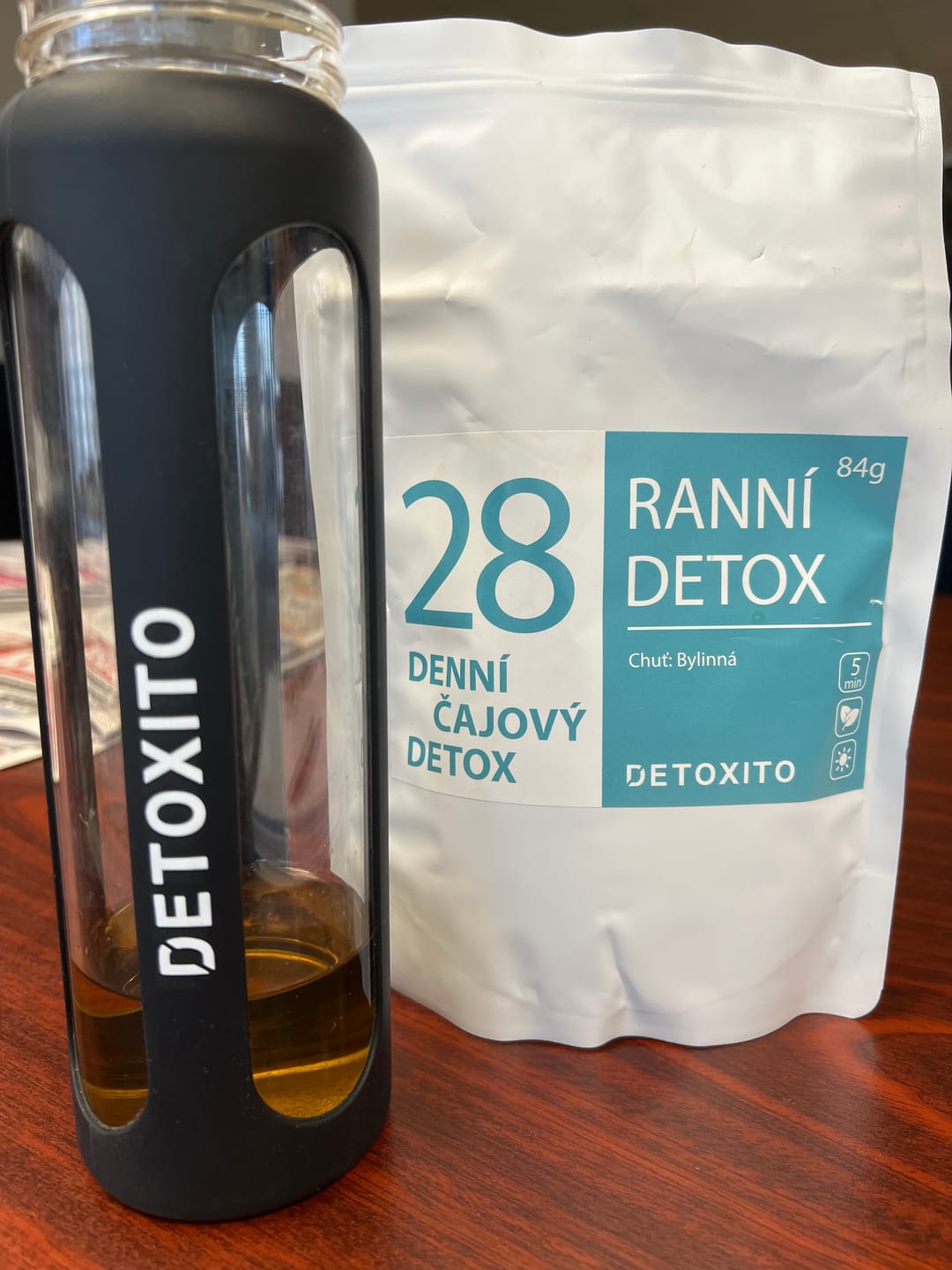 Customer photo review of Ranní Detoxikační čaj (28 denní)