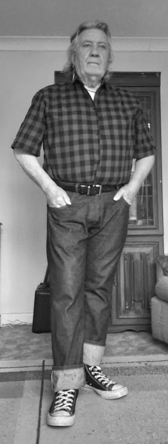 Customer photo review of Jeans - 14oz Selvedge style denim
