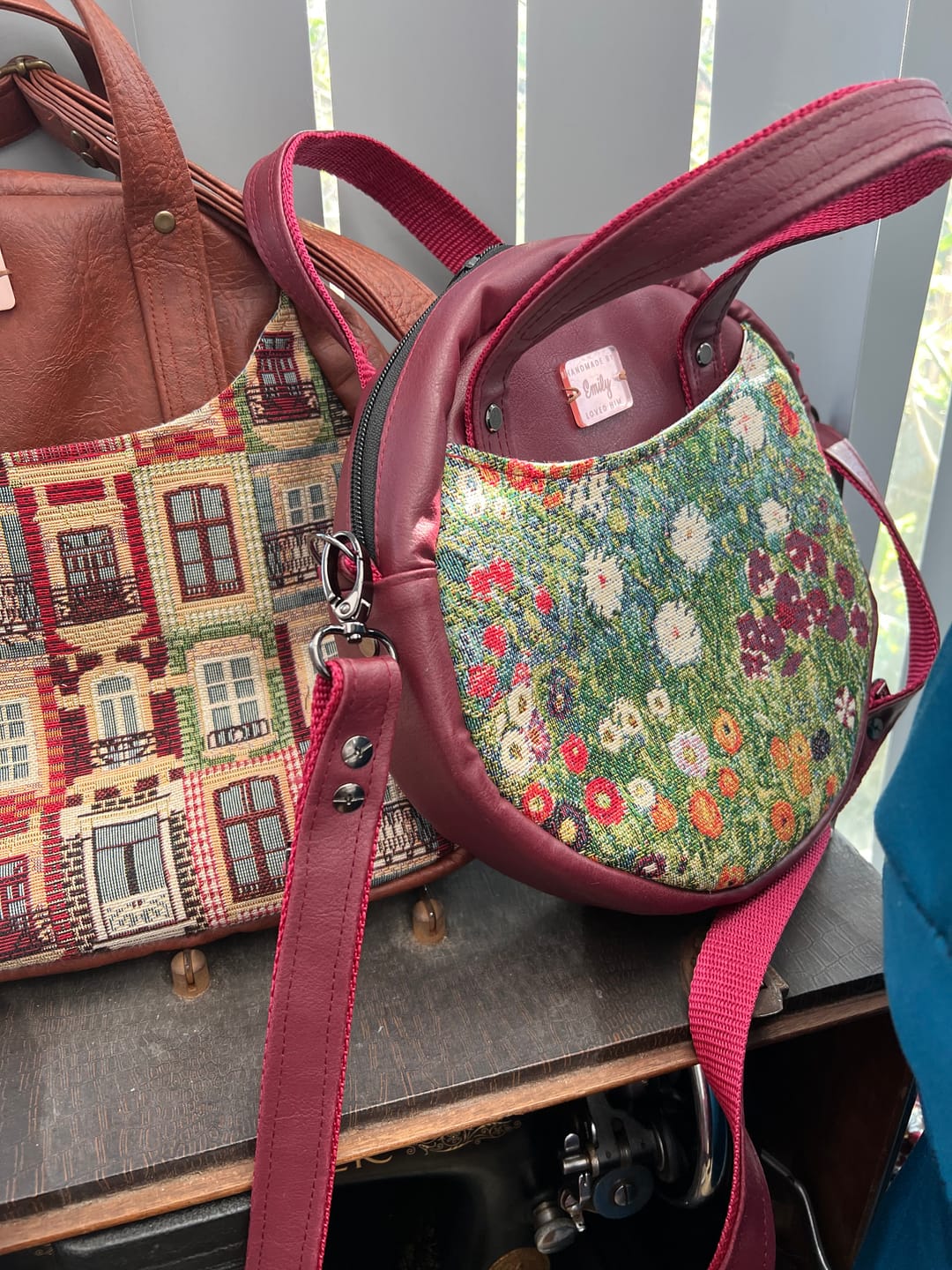 Customer photo review of Monet Flower Garden Tapestry Fabric