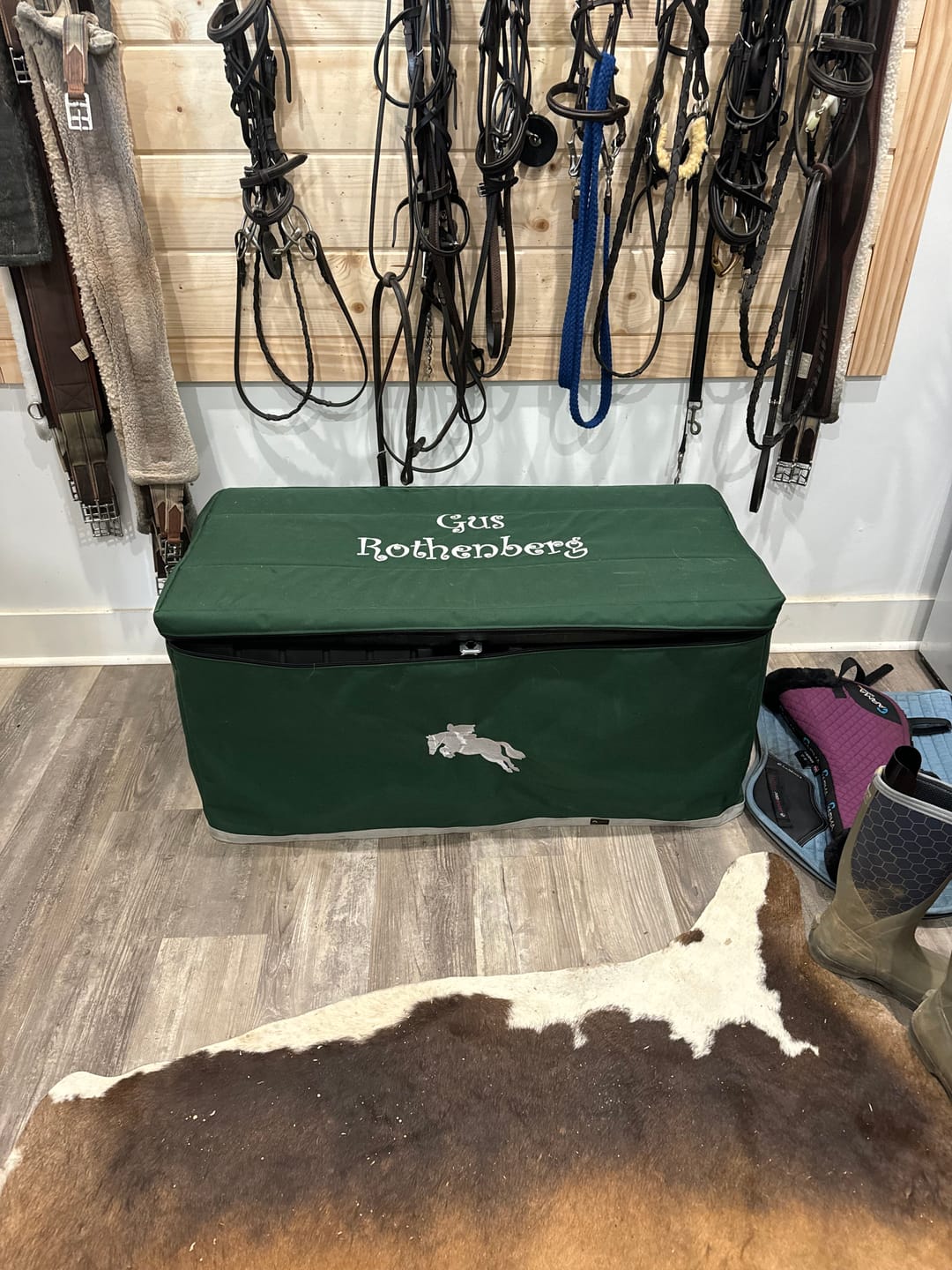 Customer photo review of Custom Tack Trunk Cover- For any Standard Size Trunk