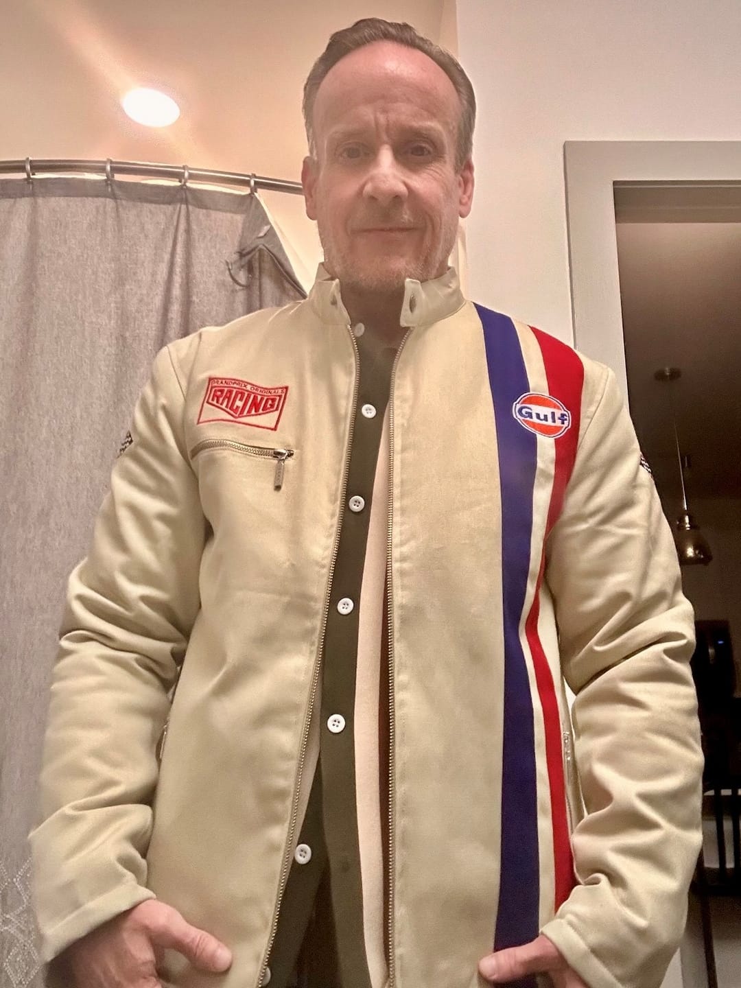 Customer photo review of Gulf Roadmaster Cotton Jacket in Sand