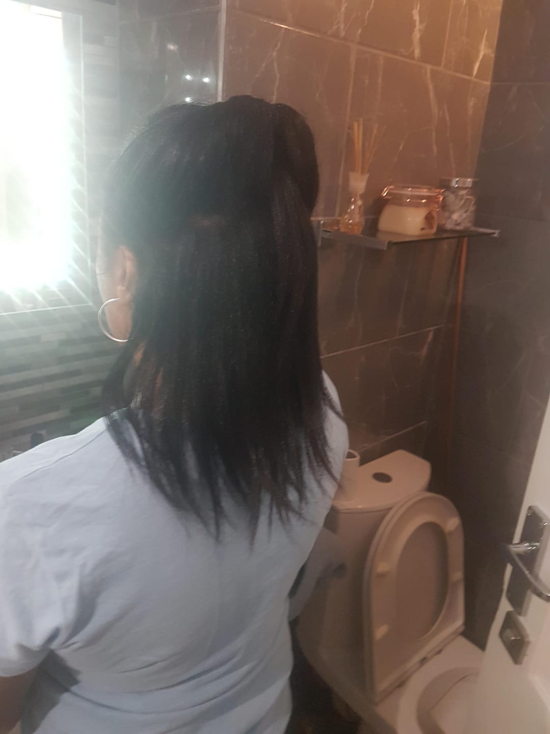 Customer photo review of Hair Growth / Thickening Oil