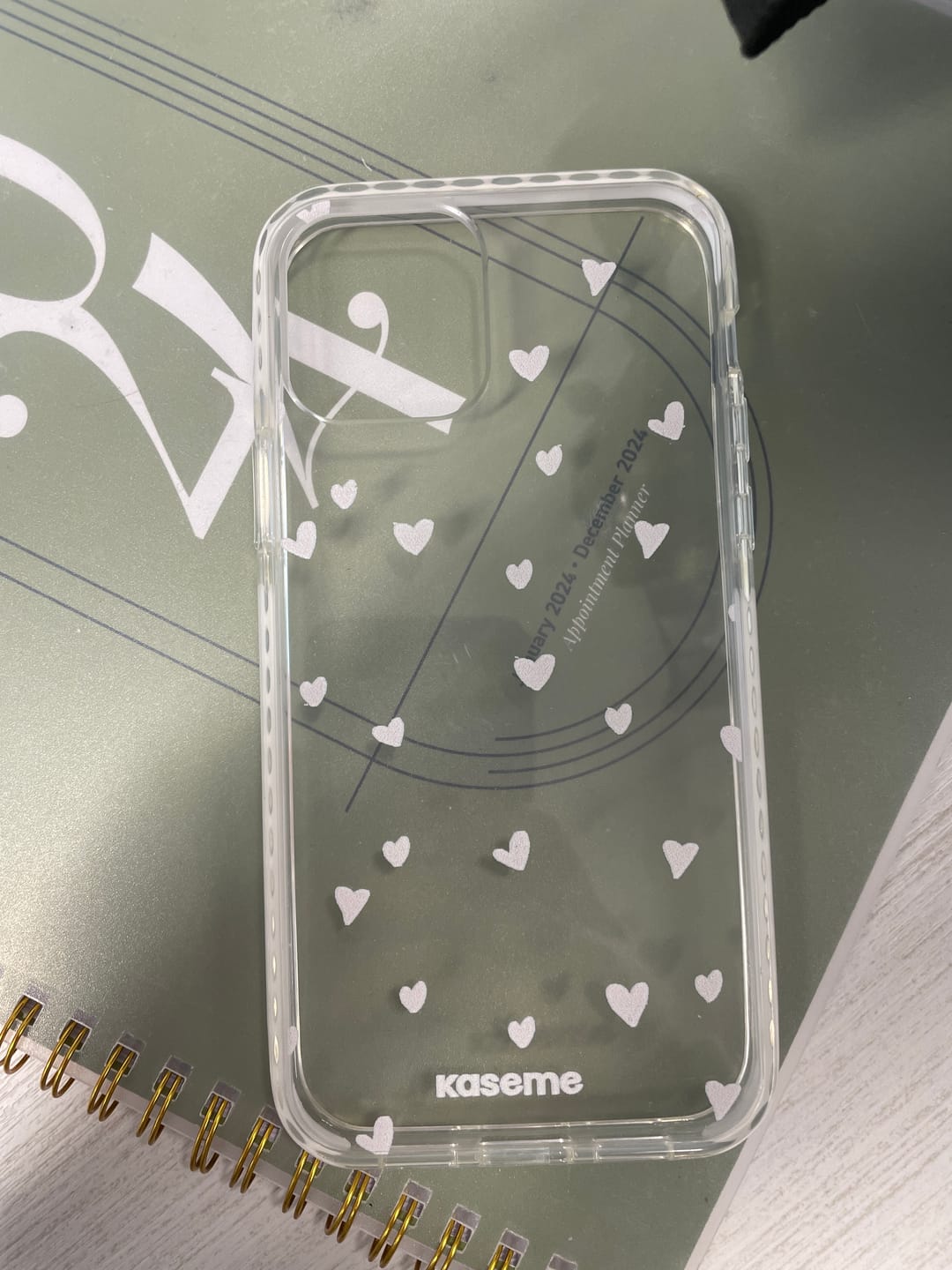 Customer photo review of Lovely Clear Case