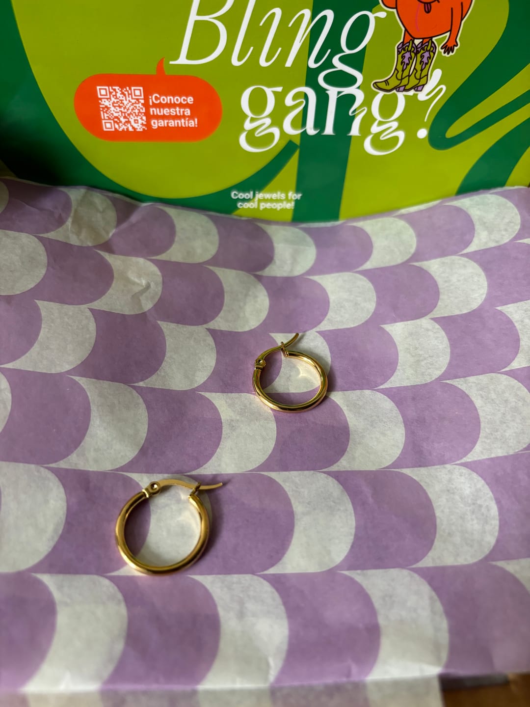 Customer photo review of Aretes Olivia