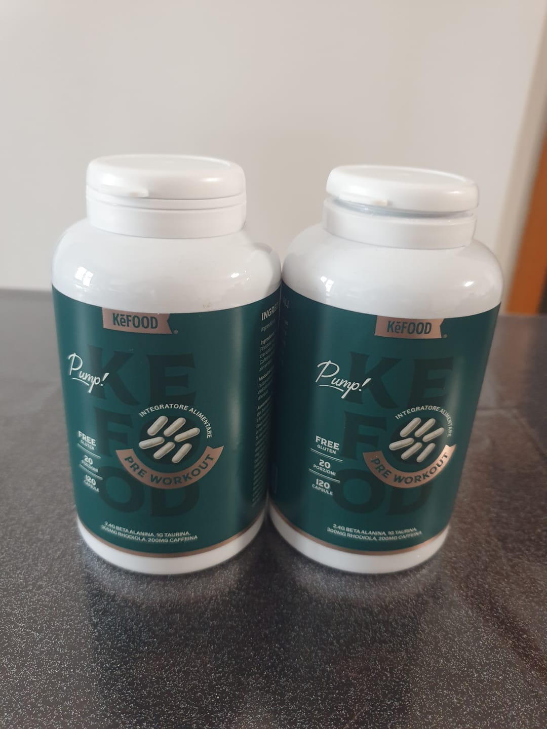 Customer photo review of PRE WORKOUT - BETA ALANINA, TAURINA, RHODIOLA, CAFFEINA