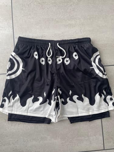 Customer photo review of Naruto Gym Shorts