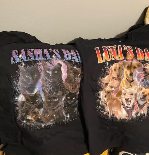 Customer photo review of Custom Vintage Tee/Crewneck/Hoodie