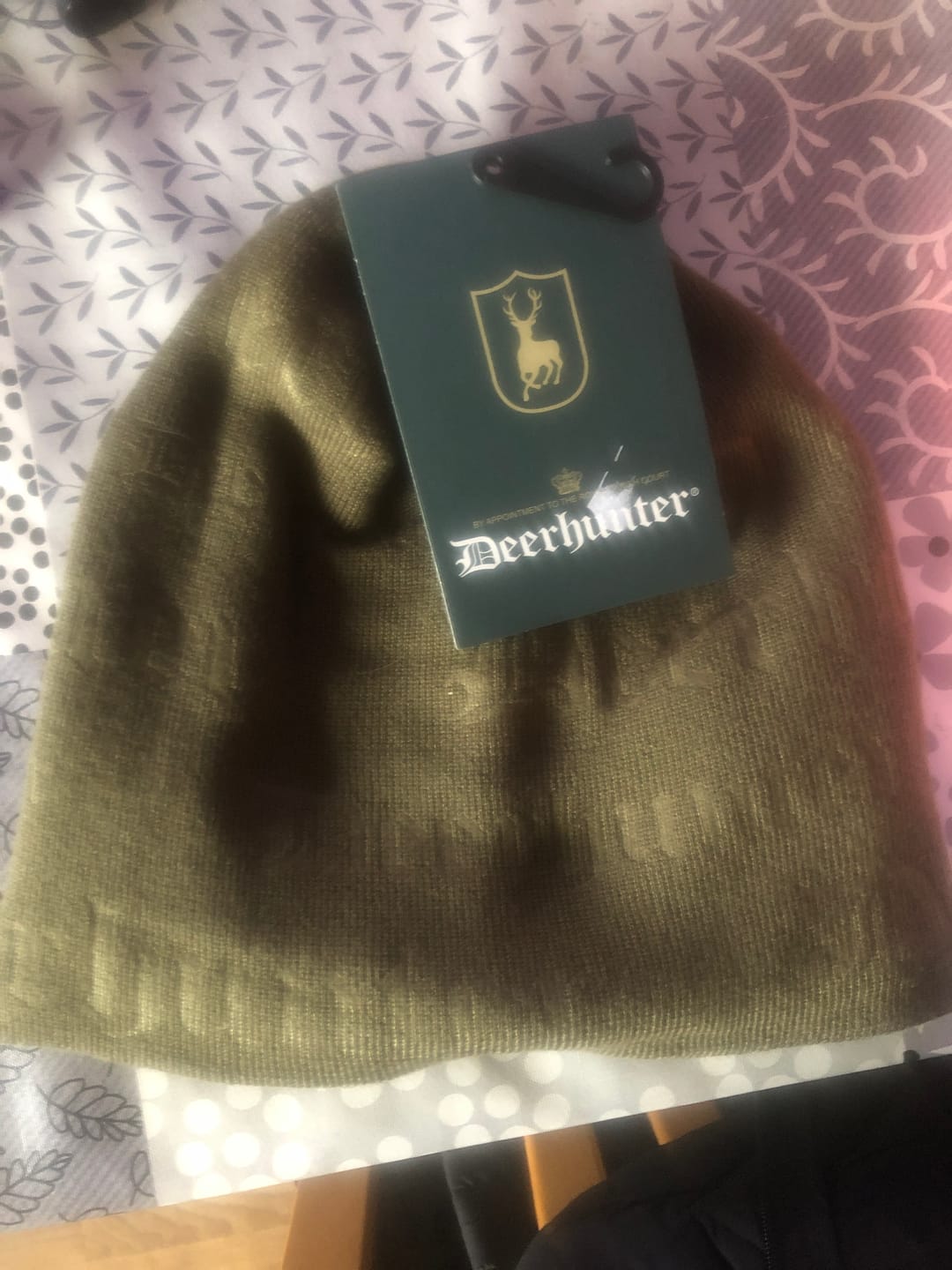 Customer photo review of Deerhunter Embossed Logo Hat Tarmac - Green 379 - 6789