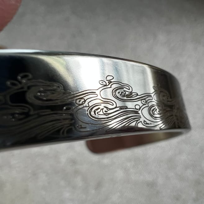 Customer photo review of To My Daughter/Granddaughter Bracelet 'I Will Always Be With You'