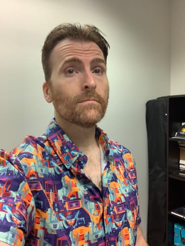 Customer photo review of Transformers “More Than Meets the Eye” – KUNUFLEX Short Sleeve Shirt