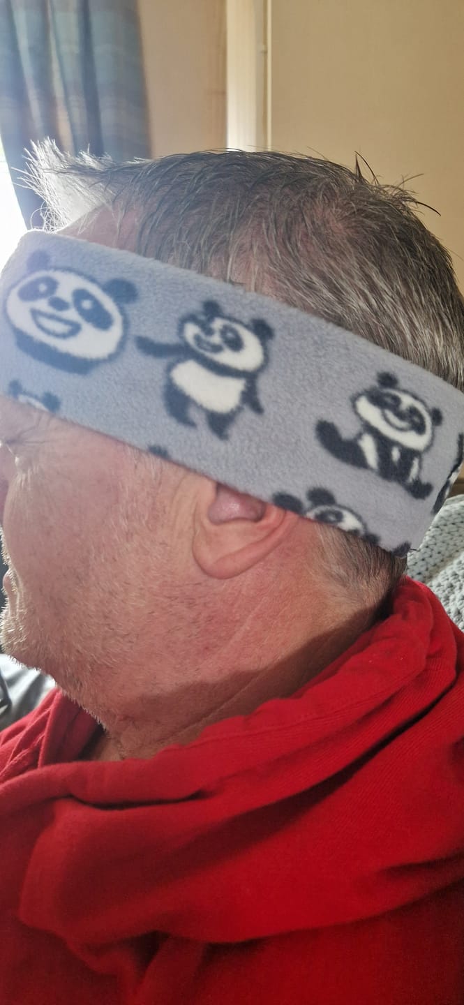 Customer photo review of Grey Panda Anti Pill Polar Fleece Fabric
