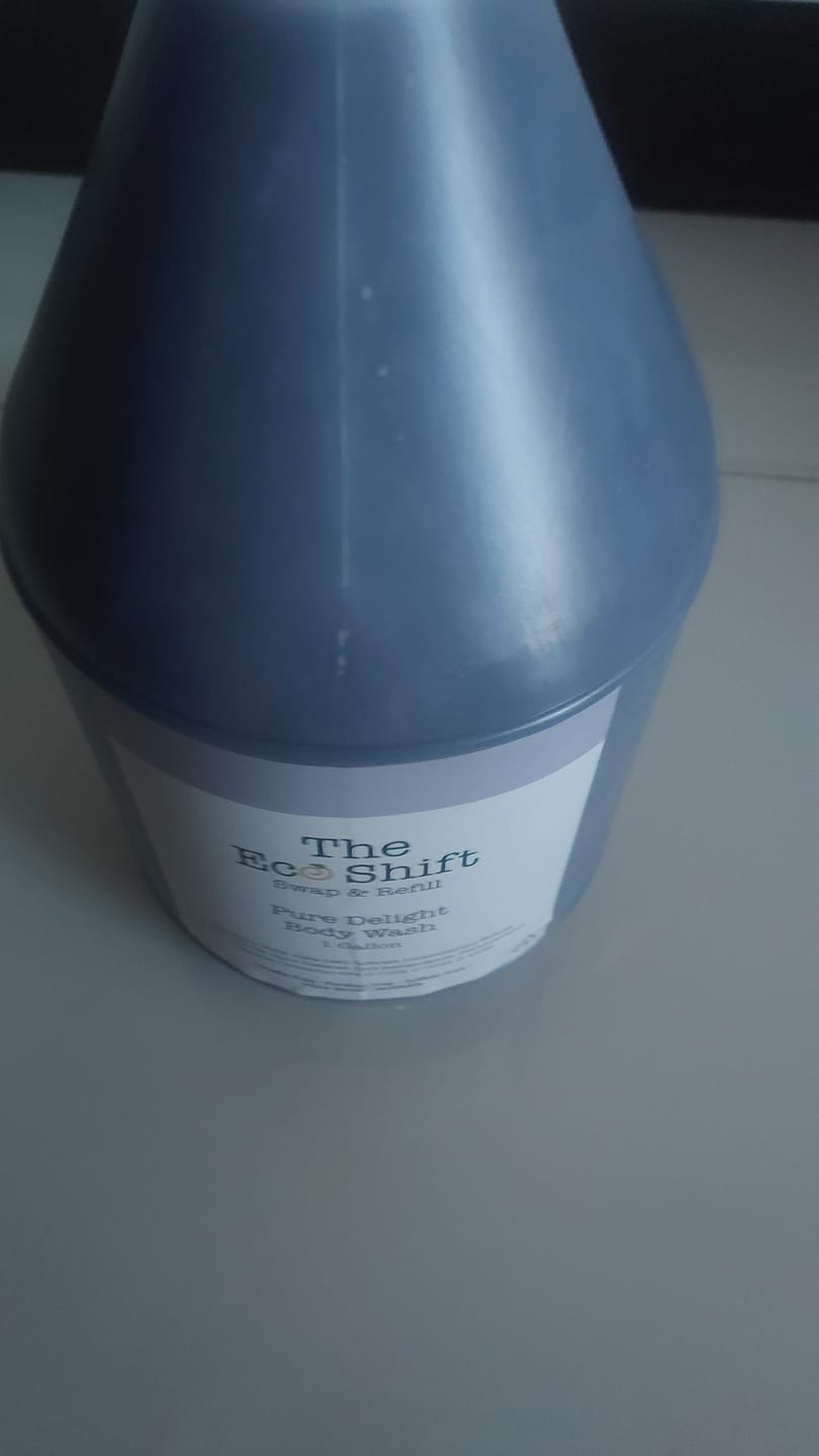 Customer photo review of Liquid Body Wash 1 Gallon