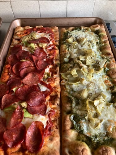 Customer photo review of Halal Beef Pepperoni with Chicken